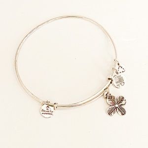 Alex and Ani Clover Bangle